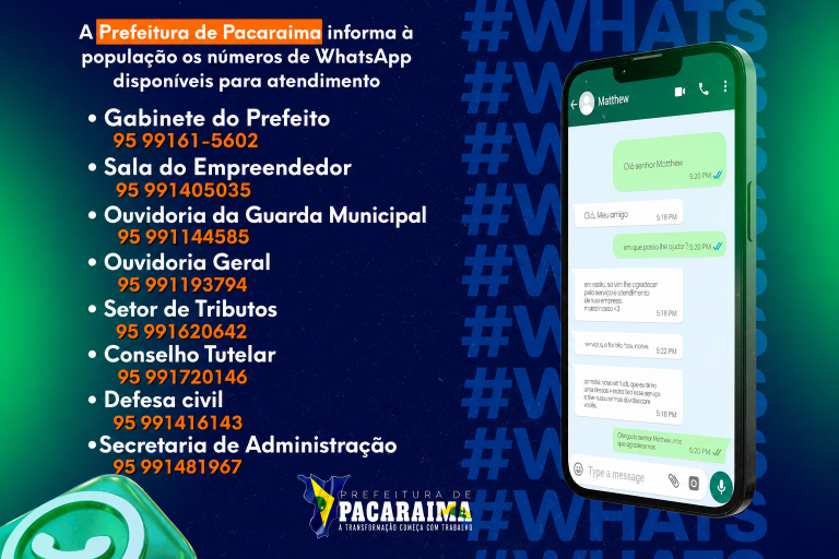 Canais de atendimento